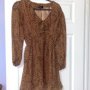 Cheetah flowy dress